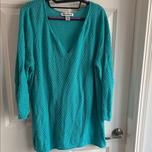 Tommy Bahama Teal Knit Top